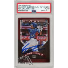 Vladimir Guerrero Jr 2015 Elite Extra Autographed Card #169 PSA/DNA
