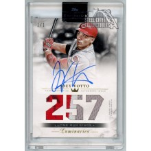 Joey Votto 2018 Topps Luminaries Home Run Kings Patch Auto Card #HRKP-JV 1/1