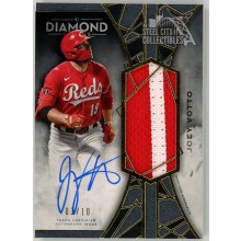Joey Votto 2022 Topps Diamond Icons Jumbo Patch Autograph Card #AJP-JV 03/10