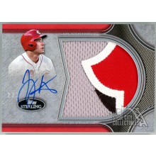 Joey Votto 2020 Topps Sterling Jumbo Patch Autograph Card #SSJPA-JV 2/3