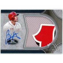 Joey Votto 2020 Topps Sterling Splendor Jumbo Patch Autograph Card 1/5