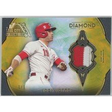 Joey Votto 2021 Topps Diamond Icons Gold Patch Card #SPR-JV 1/1