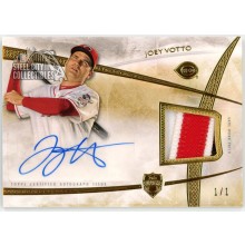 Joey Votto 2014 Topps Supreme Patch Autograph Card #APR-JV 1/1