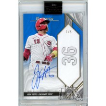 Joey Votto 2022 Topps Luminaries Home Run Kings Blue Autograph Card #HRK-JV 1/5