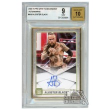 Aleister Black 2020 Topps Transcendent WWE Autograph Card /25 BGS 9