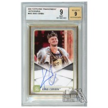 King Corbin 2020 Topps Transcendent WWE Autograph Card /25 BGS 9 AUTO 9