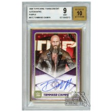 Tommaso Ciampa 2020 Topps Transcendent WWE Purple Autograph Card /10 BGS 9