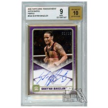 Shayna Baszler 2020 Topps Transcendent WWE Purple Autograph Card /10 BGS 9