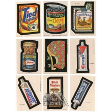 1979 Topps Wacky Packages Assorted 69 Sticker Lot W/ Duplicates