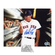 Wade Boggs Autographed Boston Red Sox 8x10 Baseball Photo - BAS (With Chickens)
