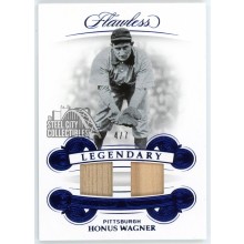 Honus Wagner 2019 Panini Flawless Legendary Dual Bat Card #LM-HW 4/7