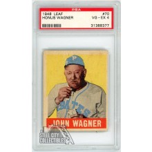 Honus Wagner 1948 Leaf Baseball Card #70 PSA 4