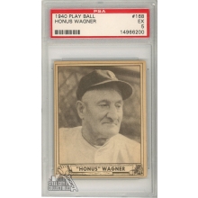 Honus Wagner 1940 Play Ball Baseball Card #168 PSA 5 EX