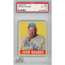 Honus Wagner "John" 1948 Leaf Baseball Card #70 PSA 4 VG-EX