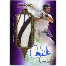 Larry Walker 2021 Topps Diamond Icons Purple Patch Autograph Card #AJP-LW 3/10