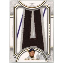 Larry Walker 2022 Topps Definitive Nameplate Letter Patch Card #DNC-LW 1/1