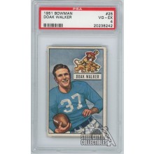 Doak Walker 1951 Bowman Card #25 PSA 4 VG-EX
