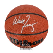 Walt Frazier Autographed Wilson NBA Basketball - BAS