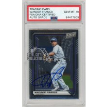 Wander Franco 2019 Panini The National VIP Autographed Card - PSA/DNA 10