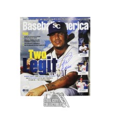 Wander Franco Autographed El Patron Baseball America Magazine - JSA