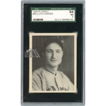 Lloyd Waner 1939 Play Ball Baseball Card #89 SGC 7