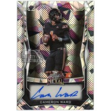 Cameron Cam Ward 2025 Leaf Metal Ice Rookie Autograph #MA-CW2 42/99