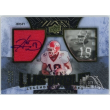 Hines Ward 2015 Upper Deck Exquisite Lustrous Legends Patch Autograph Card 02/15