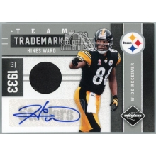 Hines Ward 2011 Panini Limited Team Trademarks Patch Autograph Card #15 04/20