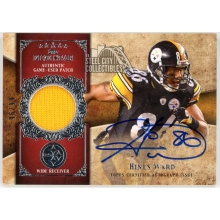 Hines Ward 2011 Topps Five Star Patch Autograph Card #FSSP-HW 96/99