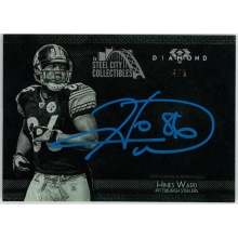 Hines Ward 2015 Topps Diamond Light Blue Autograph Card #HW-2 4/5