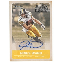 Hines Ward 2016 Panini Classics Instant Classics Ink Autograph Card #IC-HW 05/25