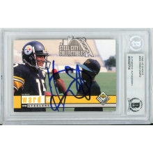 Hines Ward 1998 Upper Deck Choice Rookie Autograph Card #400 BGS Authentic