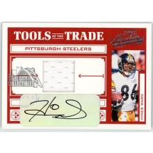 Hines Ward 2004 Donruss Absolute Memorabilia Tools Patch Autograph Card 032/100