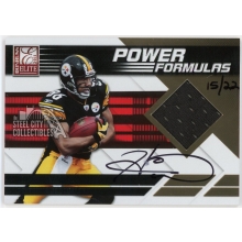 Hines Ward 2016 Panini Buy Back 2011 Elite Patch Auto Card 15/22 (Minor Smudge)