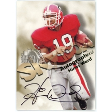 Hines Ward 1998 Skybox Autographics Rookie Autograph Card