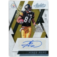 Hines Ward 2016 Panini Absolute Heroes Autograph Card #24 55/86
