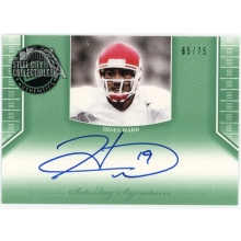 Hines Ward 2011 Press Pass Legends Saturday Signatures Auto Card #SS-HW 65/75