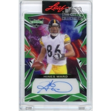 Hines Ward 2023 Leaf Vibrance Autograph Card #BA-HWI 8/9