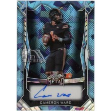 Cameron Cam Ward 2025 Leaf Metal Aqua Ice Rookie Autograph #MA-CW2 9/49
