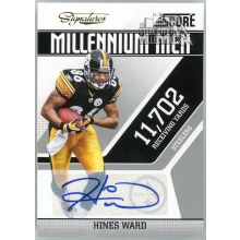 Hines Ward 2011 Panini Millennium Men Signatures Autograph Card #10