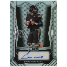 Cameron Cam Ward 2025 Leaf Metal Refractor Rookie Autograph #MA-CW2 /99