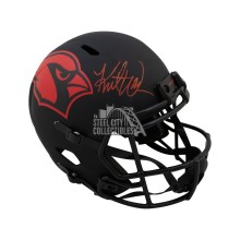 Kurt Warner Autographed Cardinals Eclipse Full Size Replica Football Helmet - BAS COA