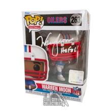 Warren Moon HOF 06 Autographed Houston Oilers Funko Pop - BAS