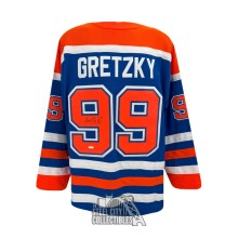 Wayne Gretzky Autographed Edmonton Oilers 1986-87 Mitchell & Ness Blue Hockey Jersey - UDA