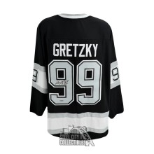 Wayne Gretzky Autographed Los Angeles Kings 1992-93 Mitchell & Ness Black Hockey Jersey - UDA