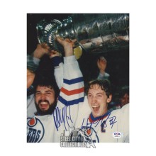 Wayne Gretzky / Paul Coffey Autographed Edmonton Oilers 8x10 Hockey Photo - PSA/DNA LOA