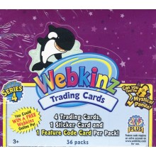 Ganz Webkinz Series 4 Trading Cards Box
