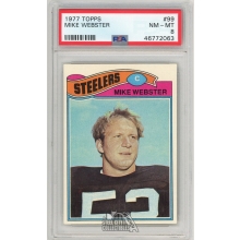 Mike Webster 1977 Topps Football Rookie Card #99 PSA 8 NM-MT