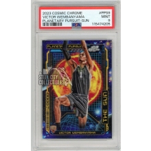 Victor Wembanyama 2023-24 Topps Cosmic Chrome Planetary Pursuit Sun Rookie Card #PPS-9 PSA 9