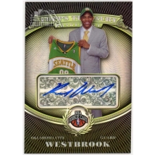Russell Westbrook 2008-09 Topps Treasury Refractor Rookie Autograph Card #124
